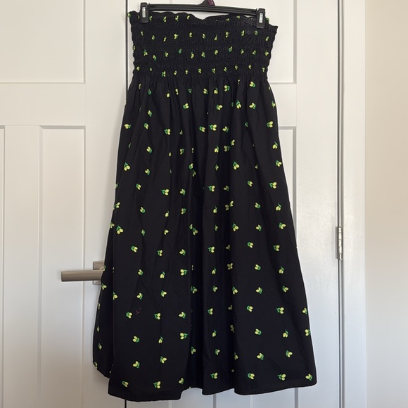 Strapless Lemon Ruched dress - Picture 4 of 5